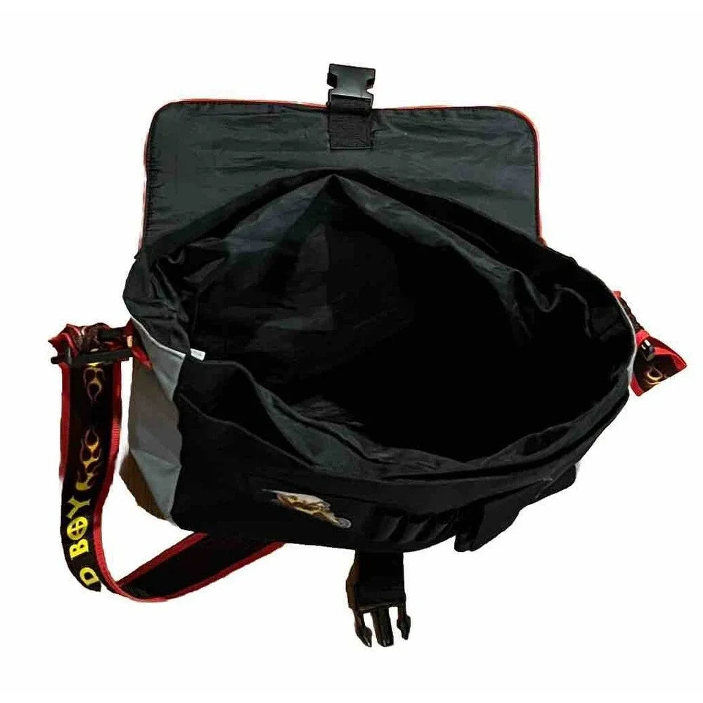 Vintage 2004 Family Guy Stewie Messenger Bag Bad Boy Y2K JNCO Flames Rare